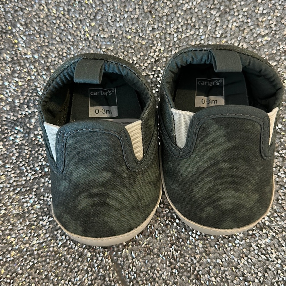 Carters shoes 0-3 camo
